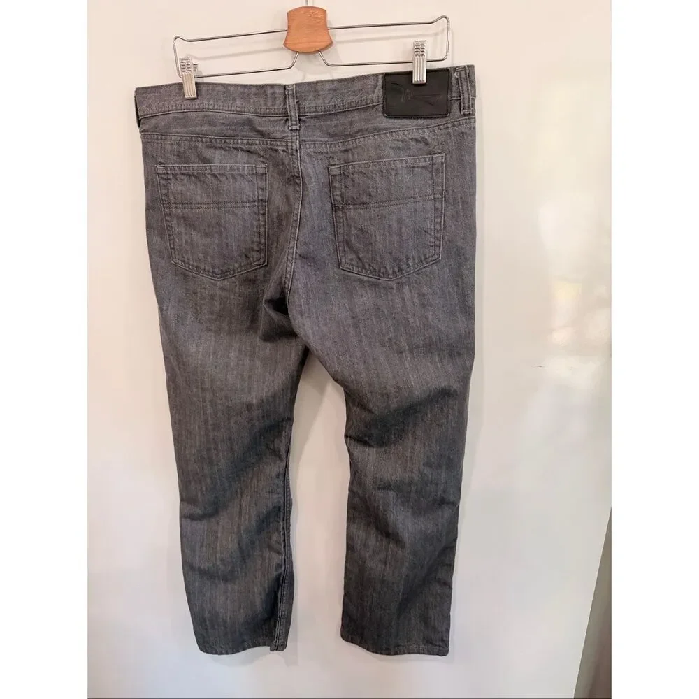 Marc Anthony Slim Fit Gray Jeans 36x30 Men